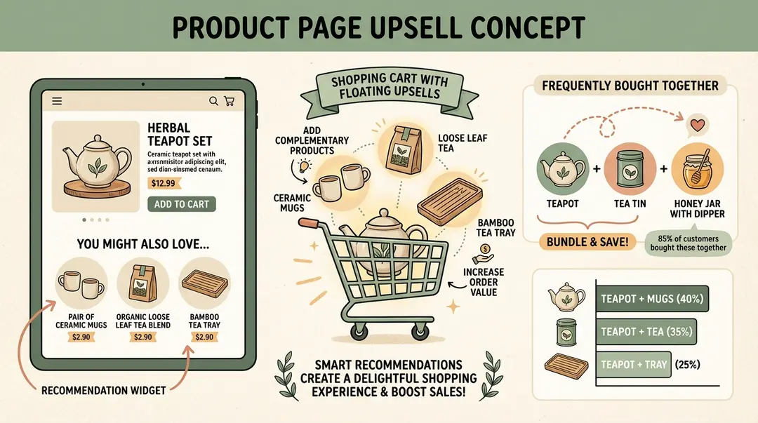 How to Create Upsell Offers on Shopify Product Pages (Step-by-Step)