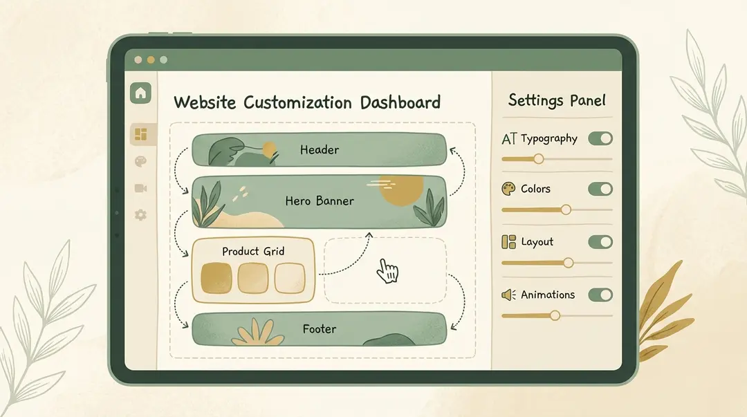 Shopify theme editor showing related products section